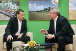 Dmitry Medvedev, President of Russia, Visits «Bizon»